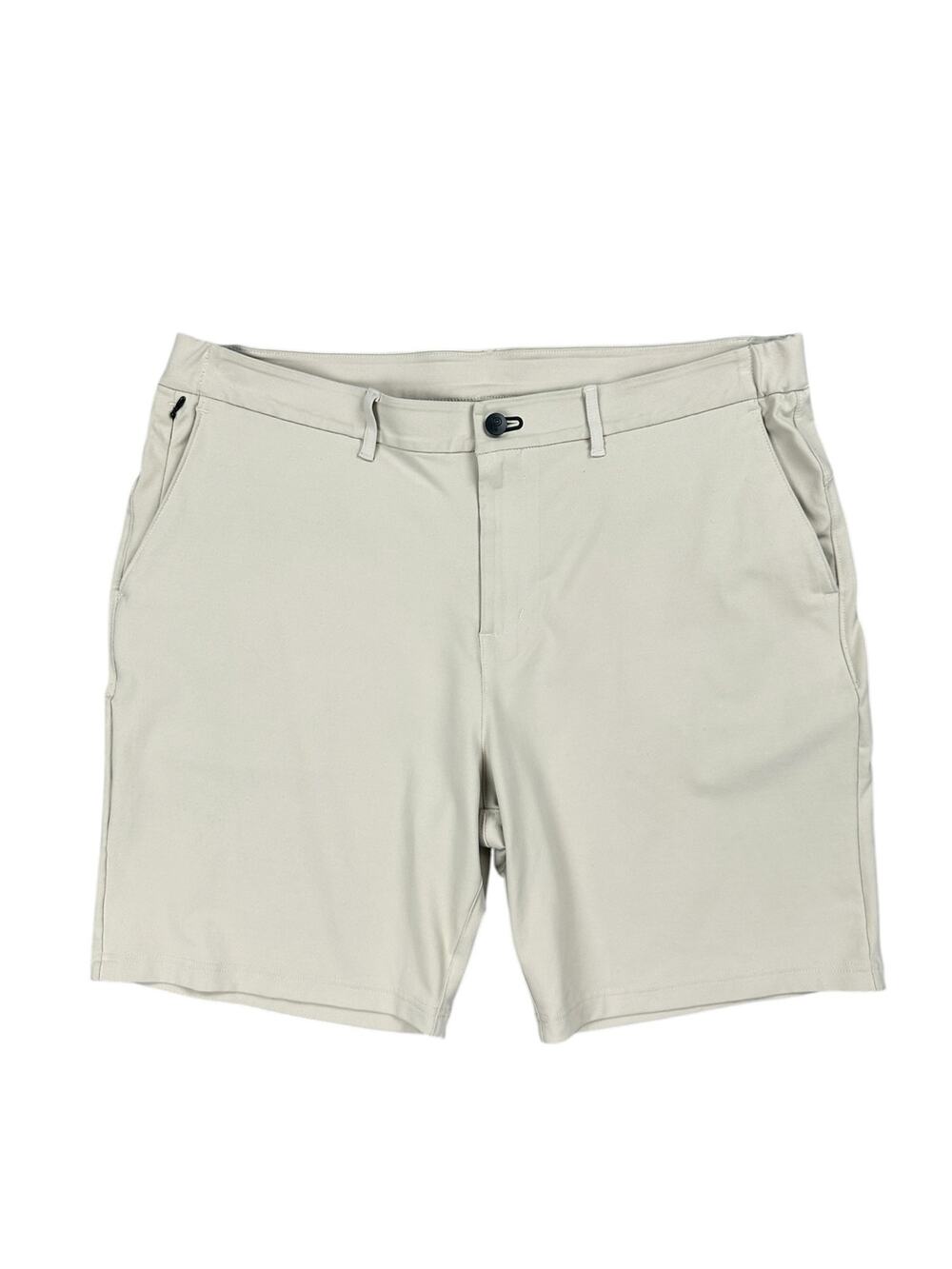 Public Rec Gamechanger 5 Pocket Shorts Taupe — Size 38